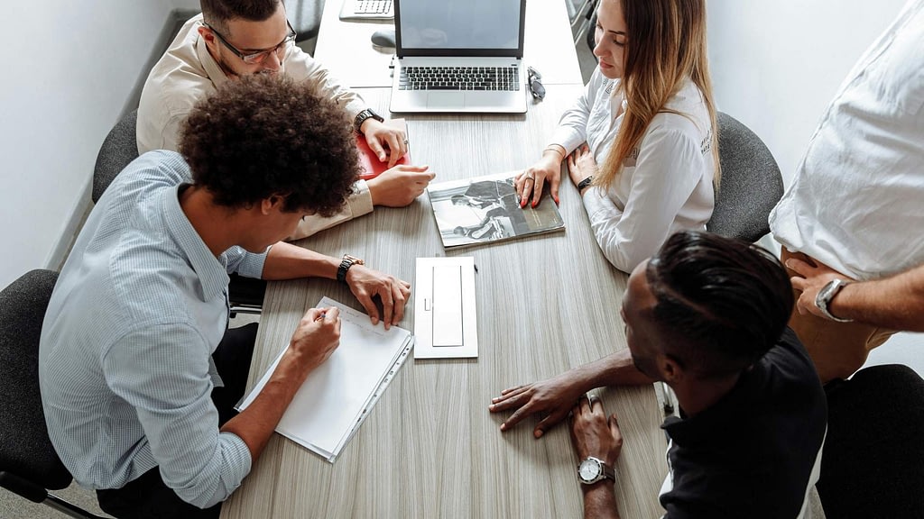 Founder preparing financial information before a fundraising process