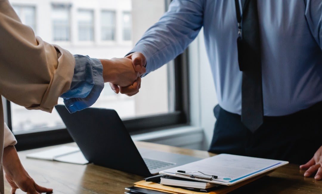 business owners shaking hands