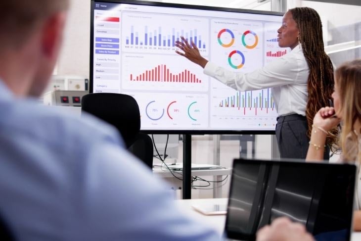 a finance director assembling a data room during financial due diligence