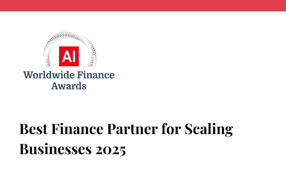 Finance partner for scaling businesses award