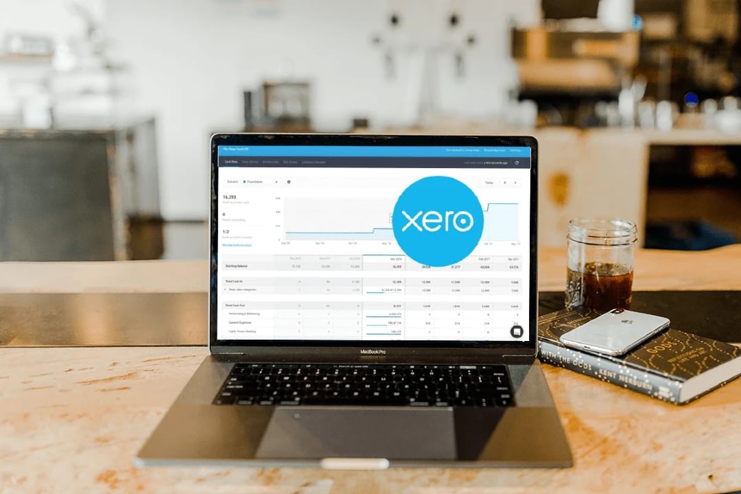 Xero accounting software laptop image - ocfo
